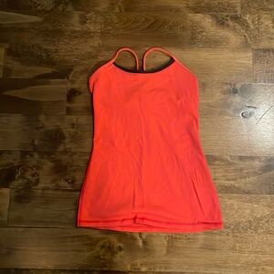 Lululemon Orange tank top